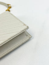 Saint Laurent Bone Cassandre Envelope WOC