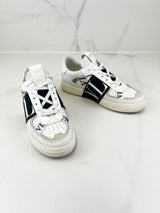 Valentino Garavani Calfskin VLTN Sneaker Size 38