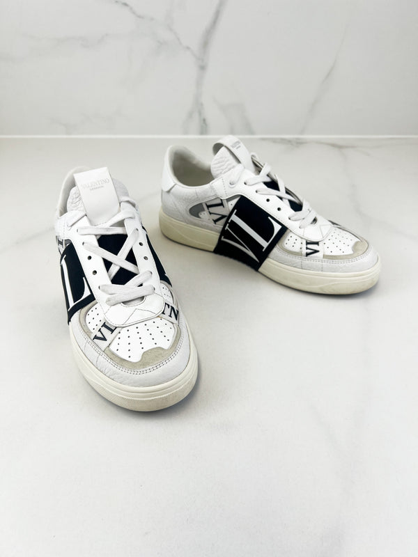 Valentino Garavani Calfskin VLTN Sneaker Size 38