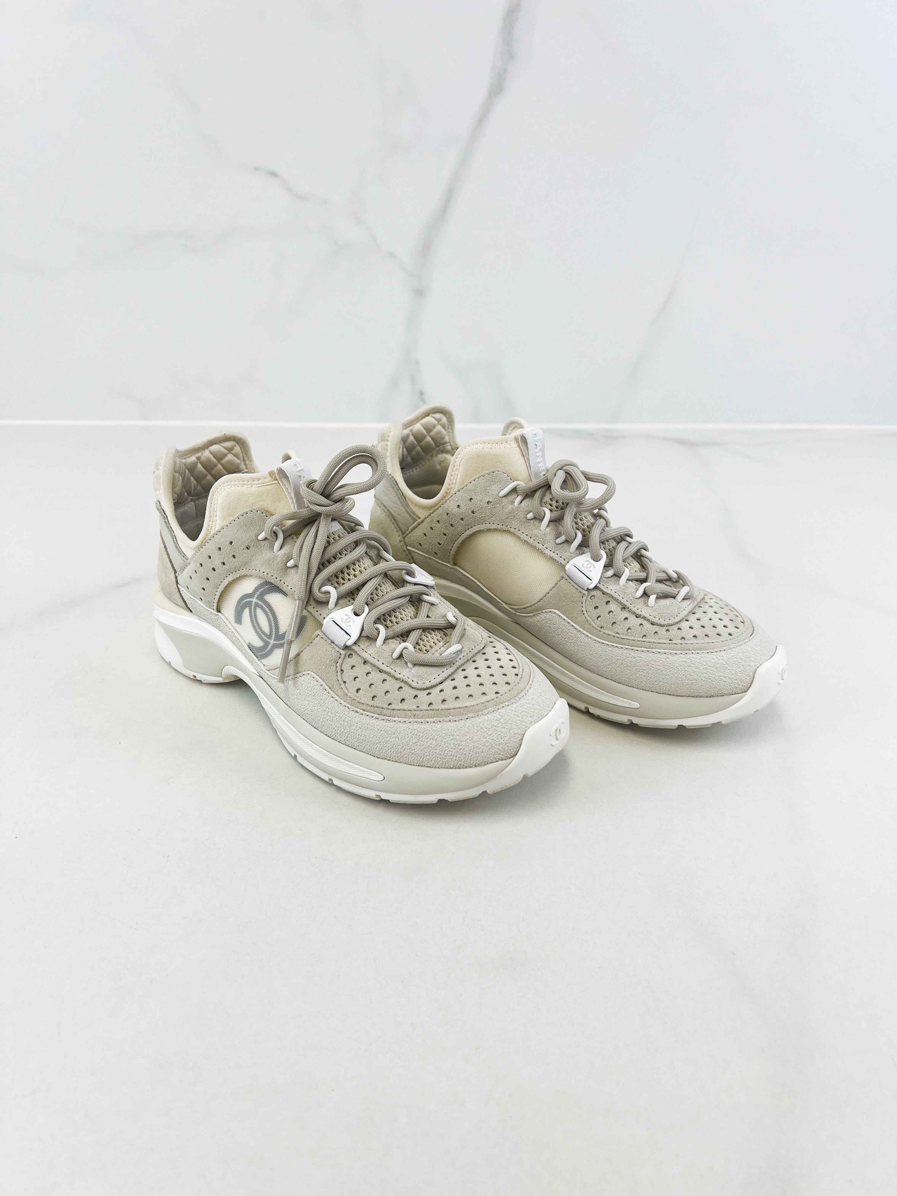 Chanel Low Top CC Sneaker Size 36