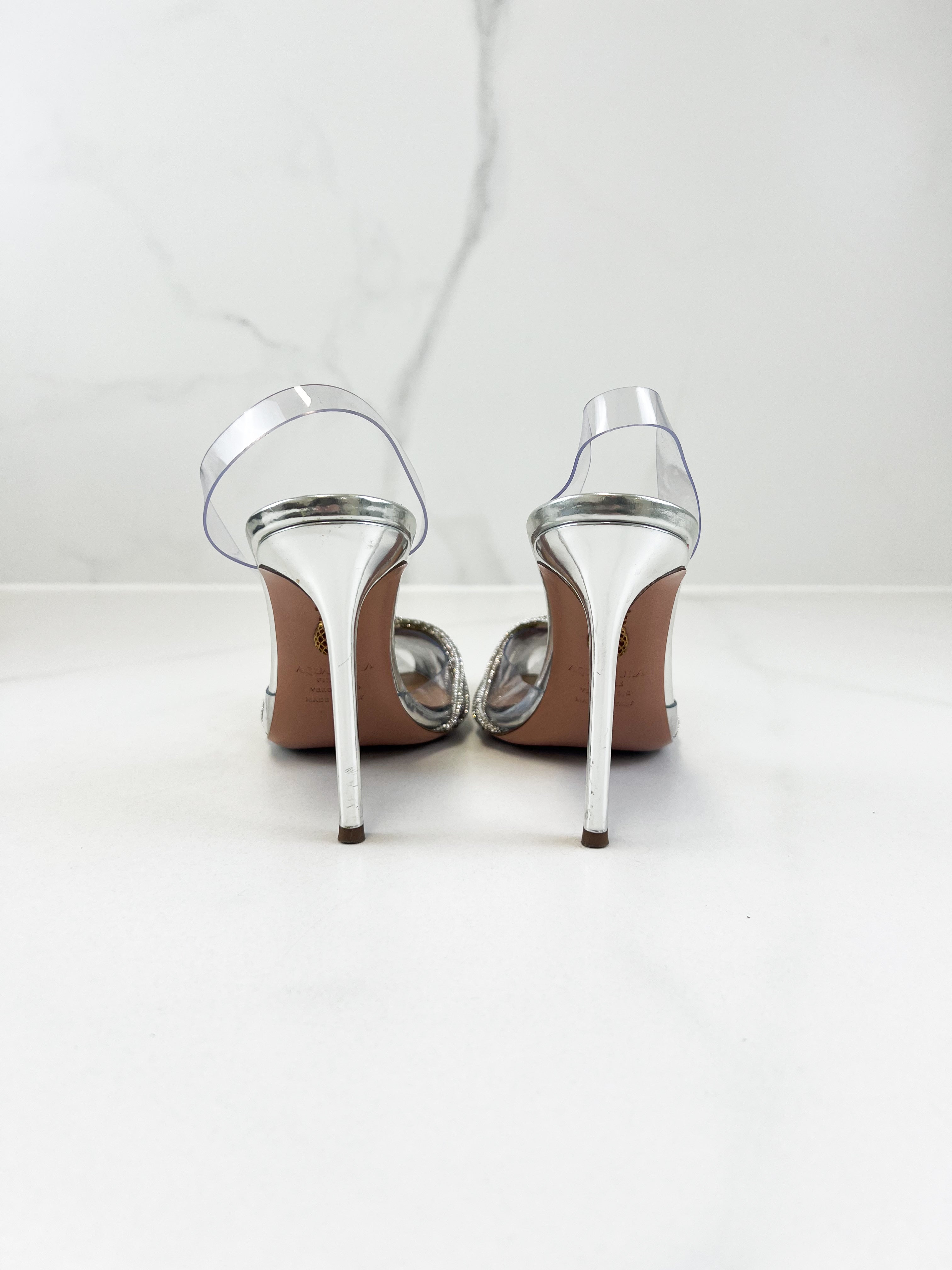 Aquazzura Gatsby Sling 105 Size 36.5
