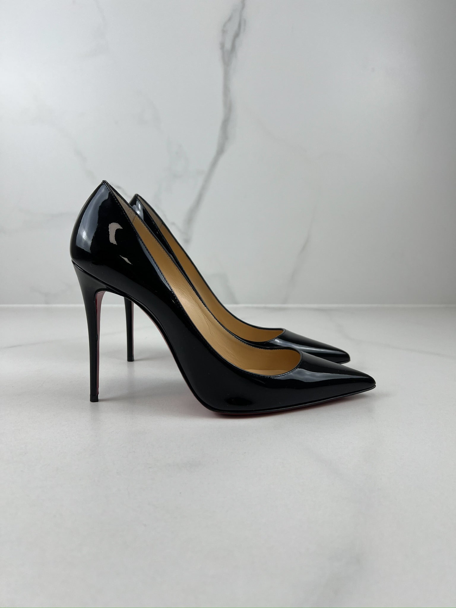 Christian Louboutin Black Kate 100mm Size 39