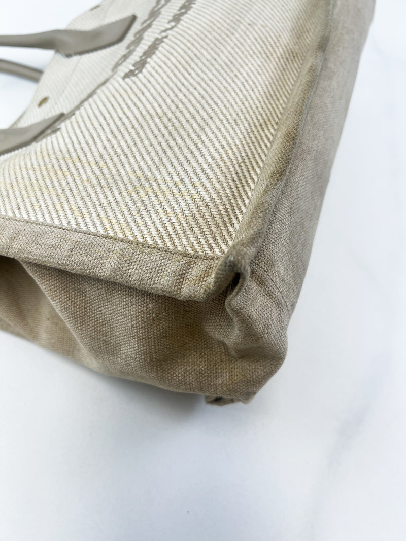 Saint Laurent Rive Gauche Tote in Canvas