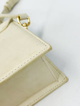 Jacquemus Ivory Le Chiquito Leather Crossbody
