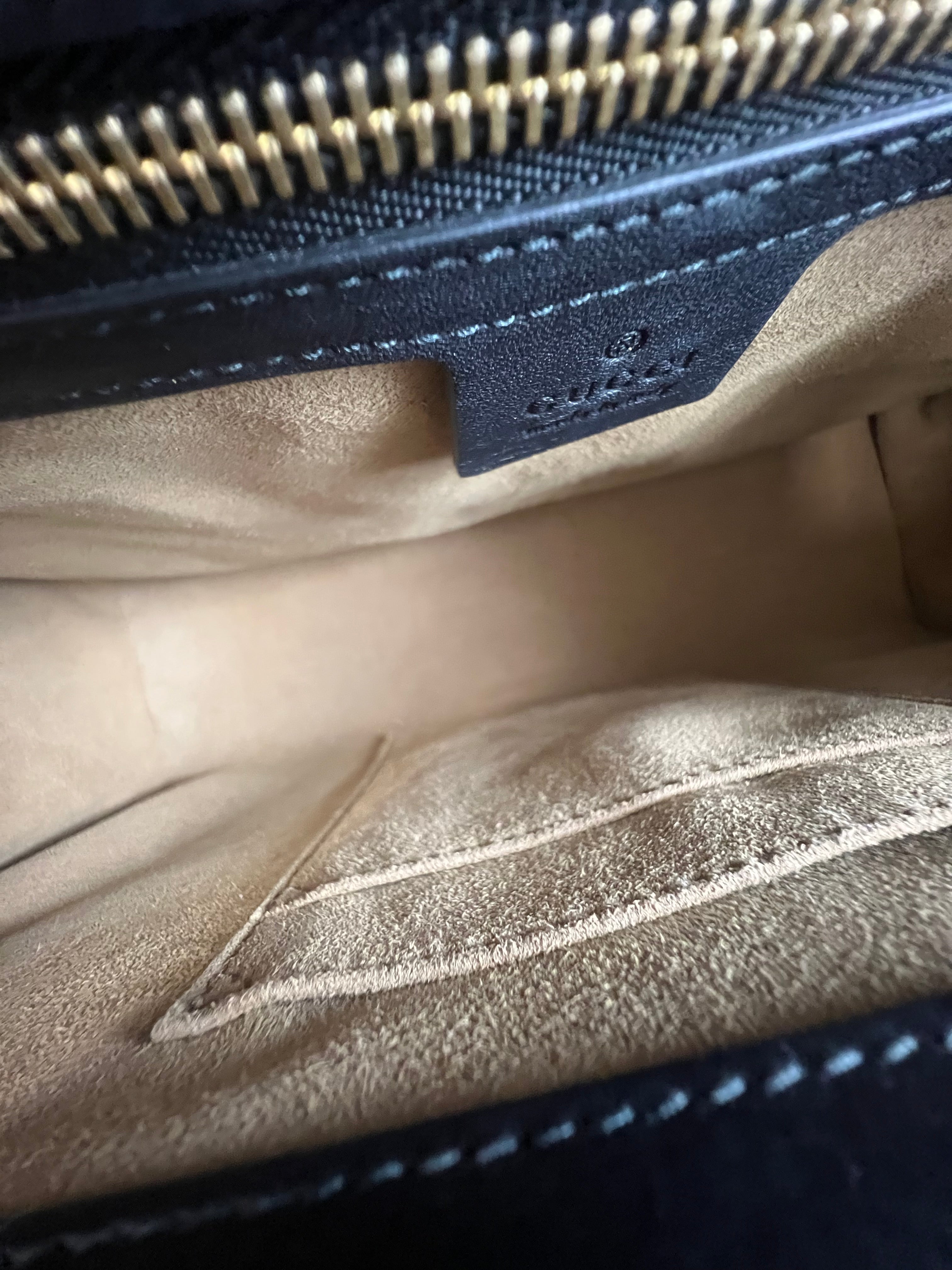 Gucci GG Supreme Large Padlock Shoulder Bag