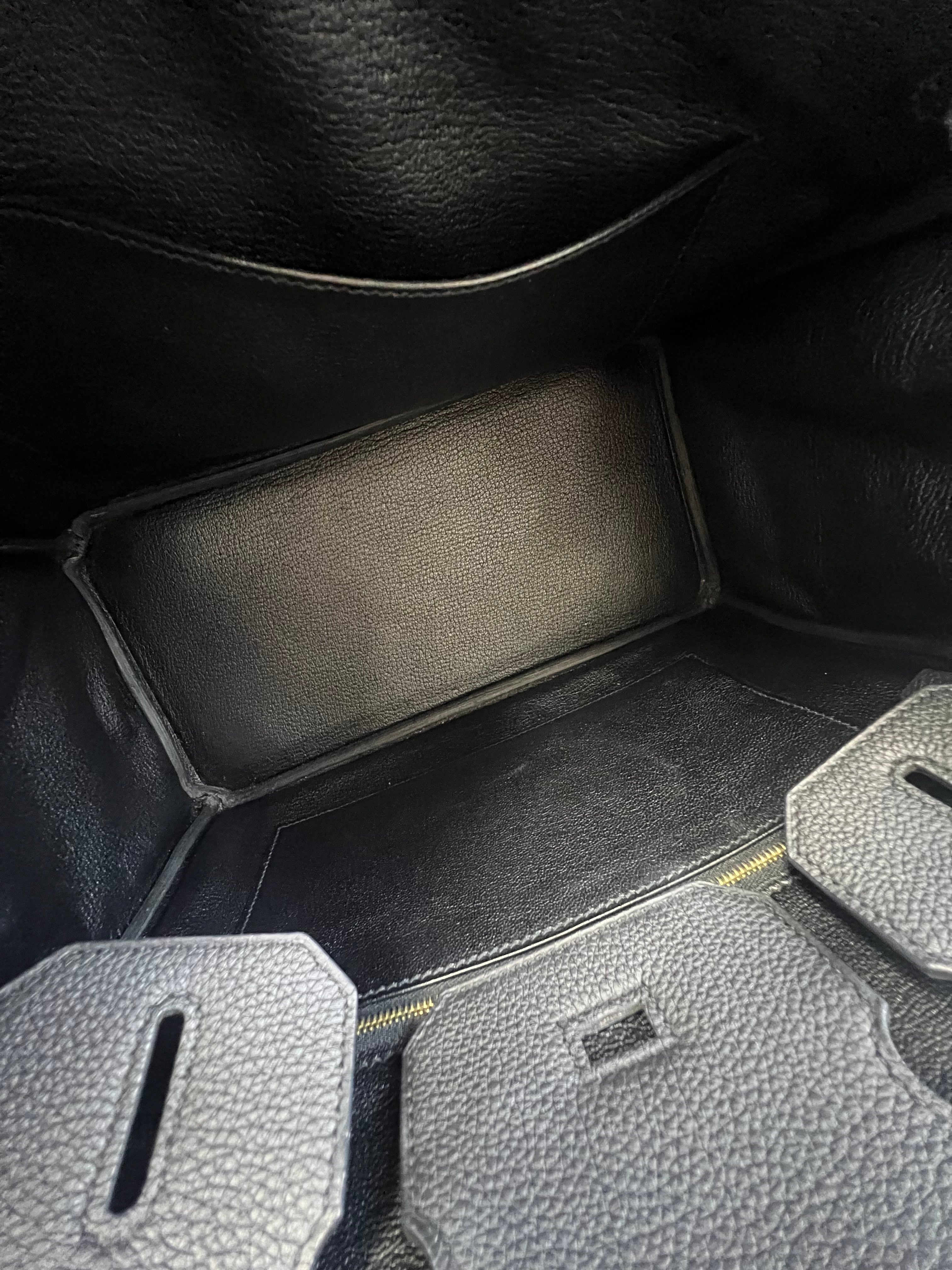 Hermes Togo Noir Birkin 30 with GHW