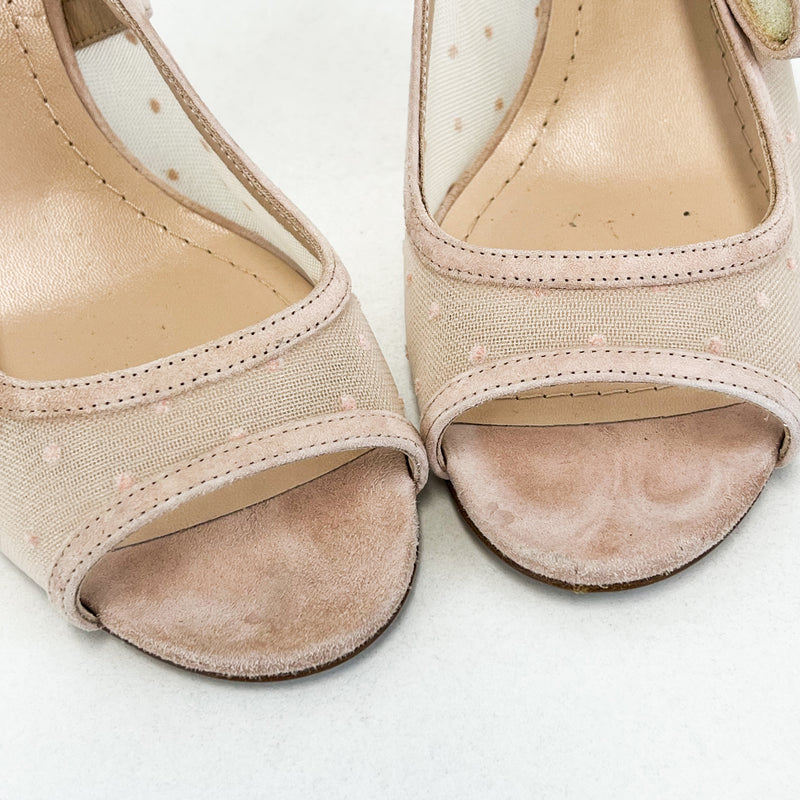 Christian Dior Jadior Slingback Peep Toe Heel Size 38D