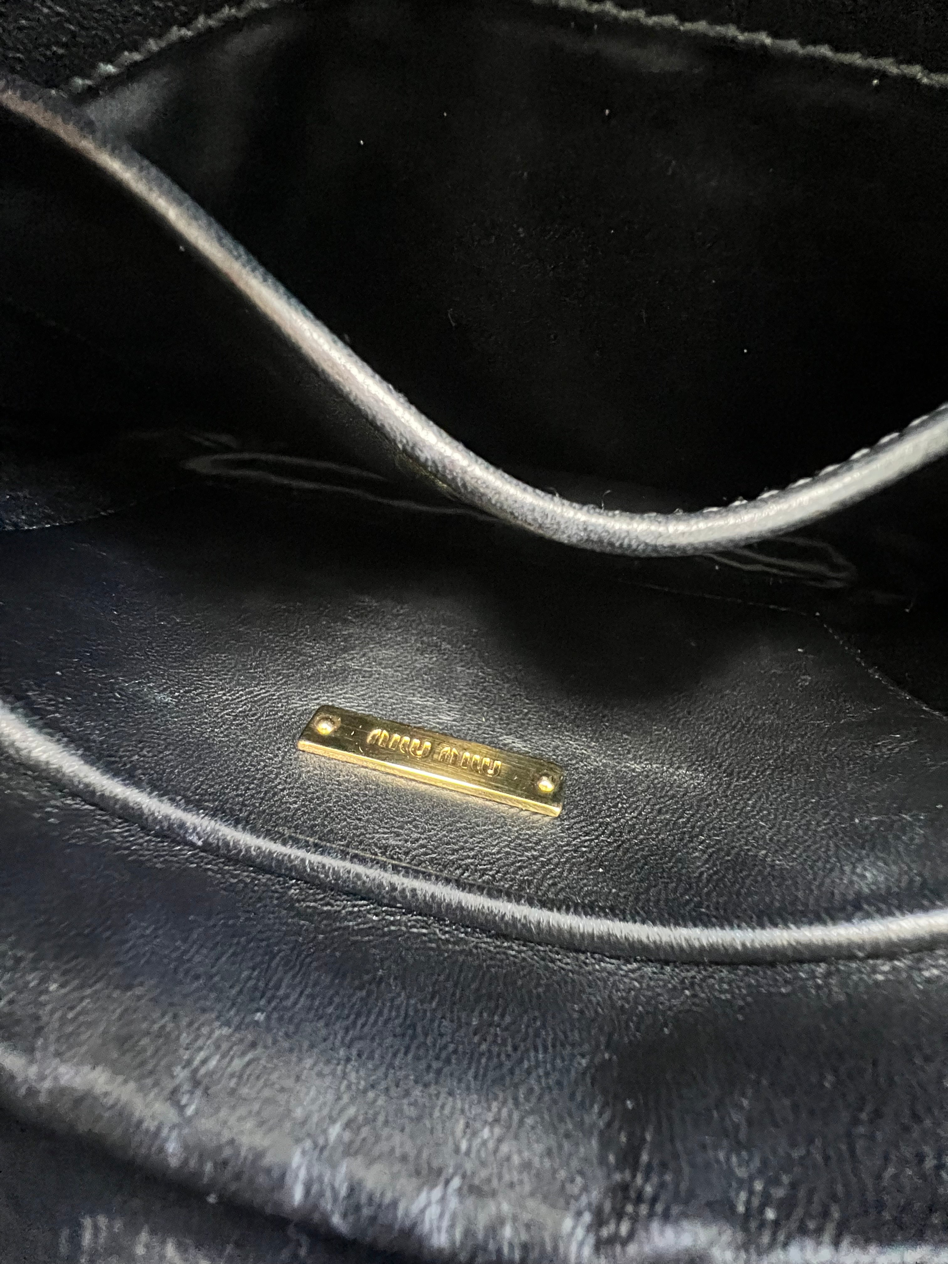 Miu Miu Matelasse Leather Crossbody Bag