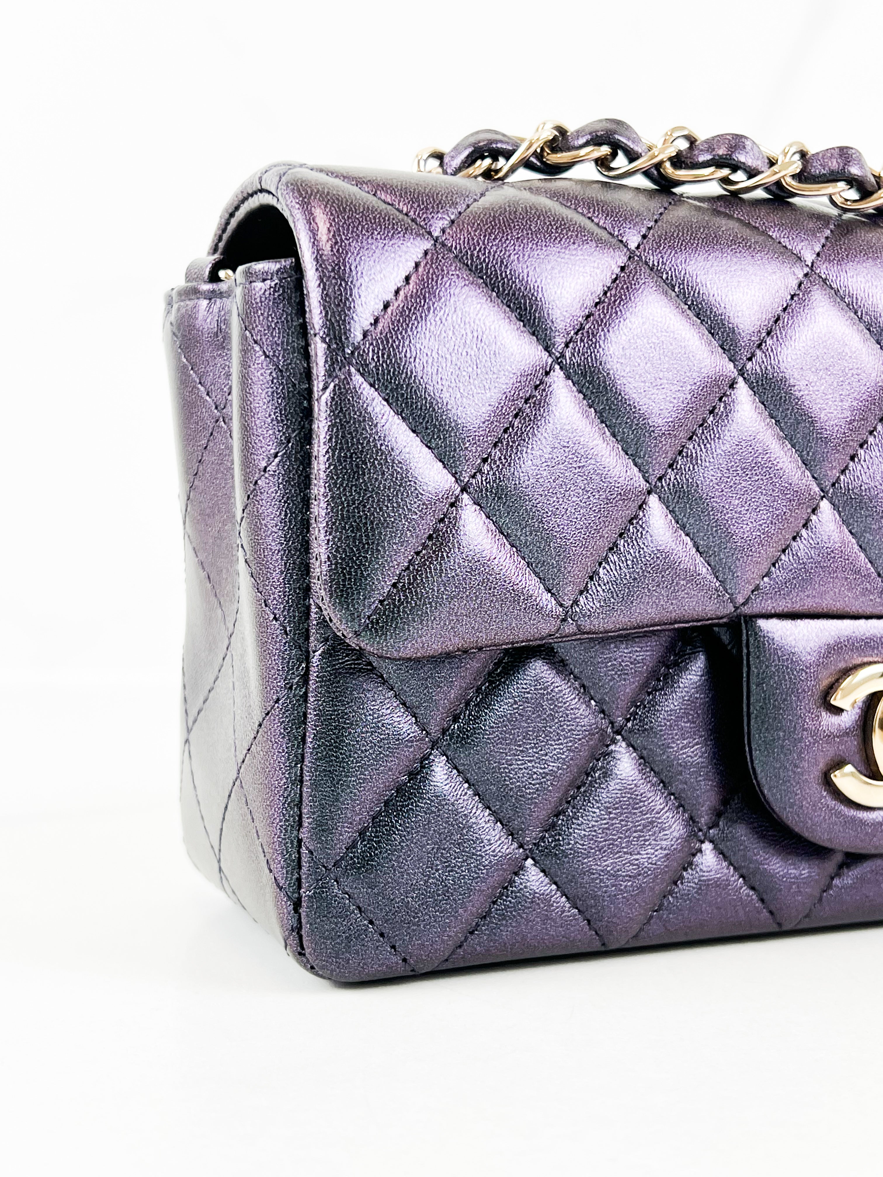 Chanel Rectangular Mini Flap Calfskin Shoulder Bag