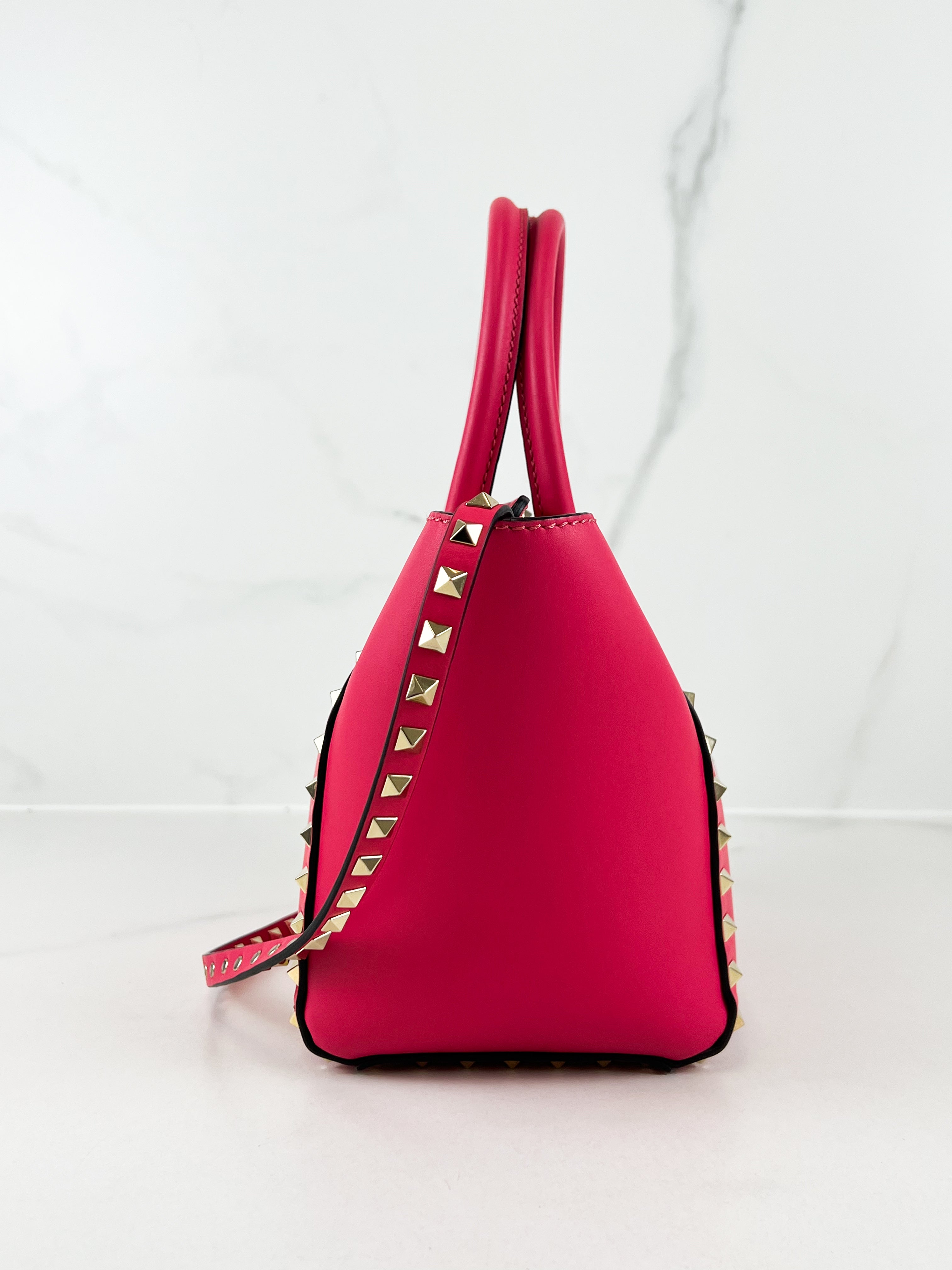 Valentino Garavani Rockstud Leather Tote