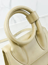 Jacquemus Ivory Le Chiquito Leather Crossbody