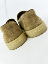 Prada Ecru Suede Loafer Size 37
