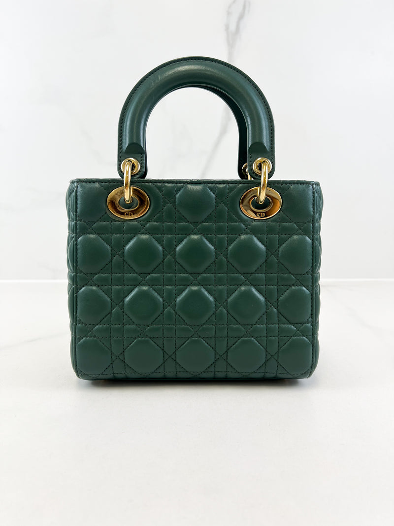 Christian Dior Small Lady Dior Teal