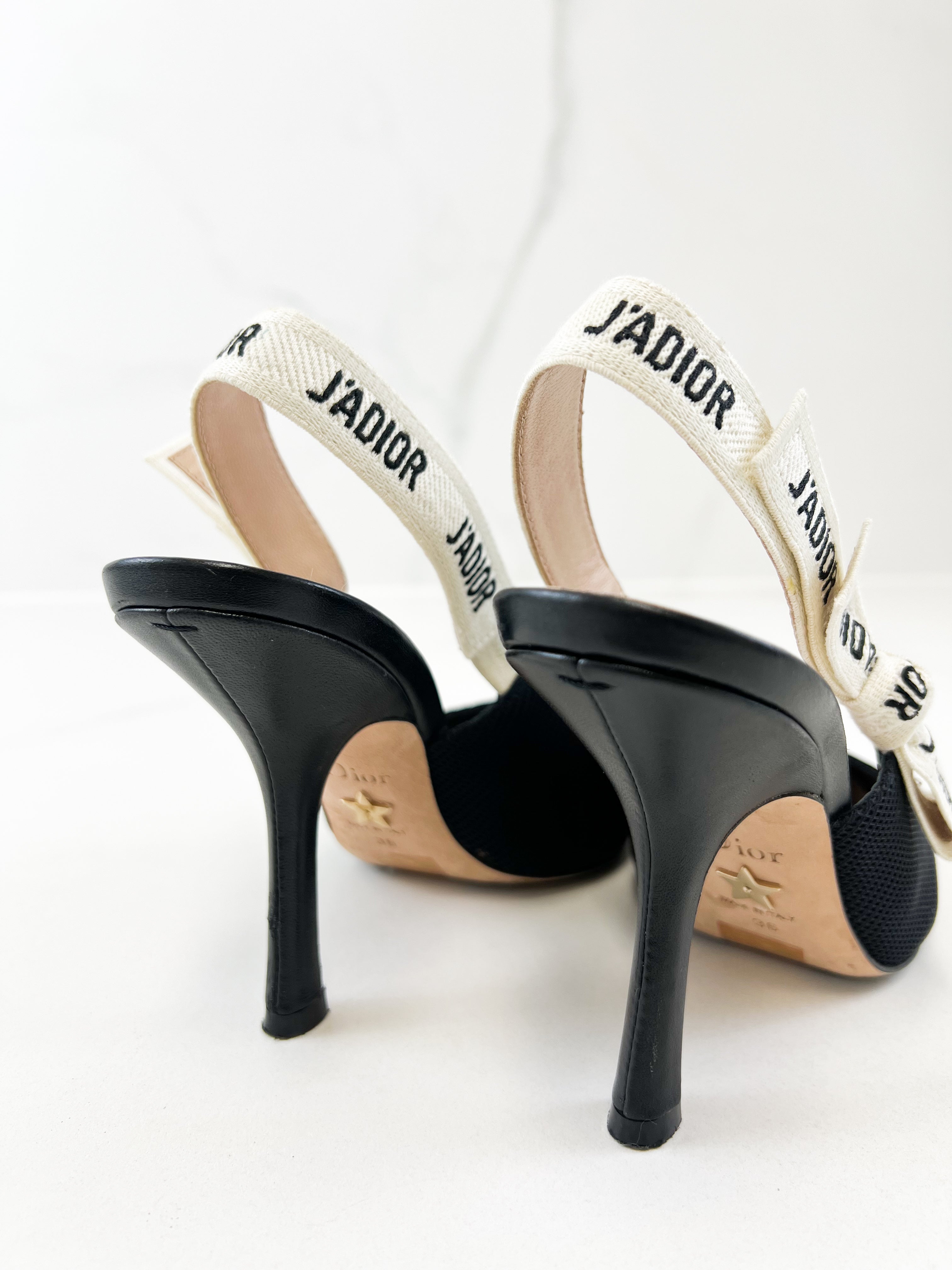 Christian Dior J'adior Slingback Heels Size 36