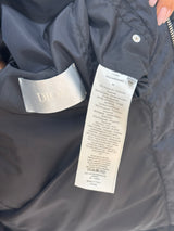 Christian Dior Mens Puffer Jacket Logo Embossed Size 46 (M/L)