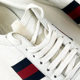 Gucci White GG Guccissima Sneaker Size 38