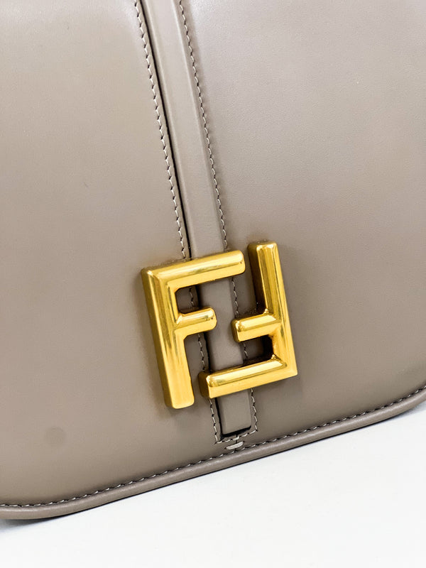 Fendi C-Mon Taupe Crossbody Bag