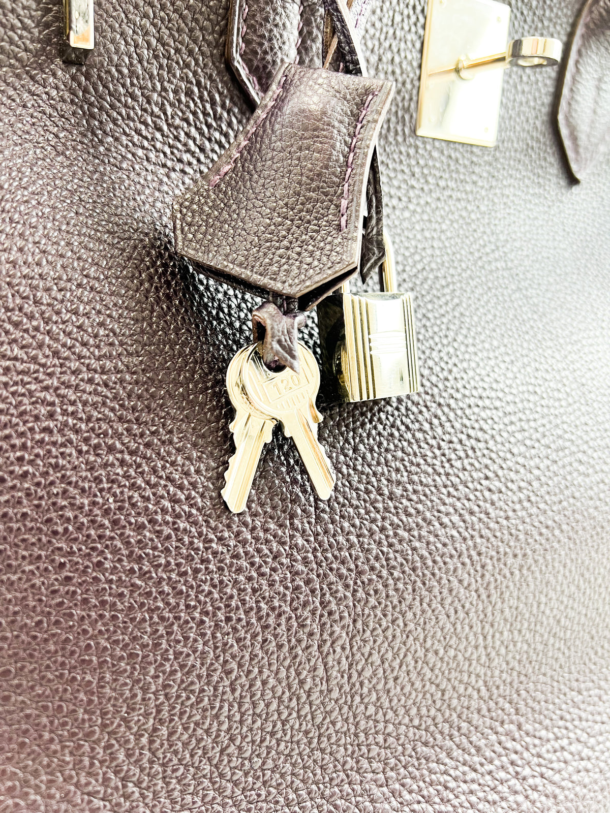 Hermes Togo Raisin Leather Birkin 35 with SHW