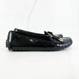 Louis Vuitton Black patent Leather Slip on Loafers Size 38.5