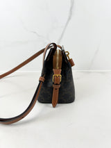Celine Small Teen Cabas Canvas & Leather Shoulder Bag