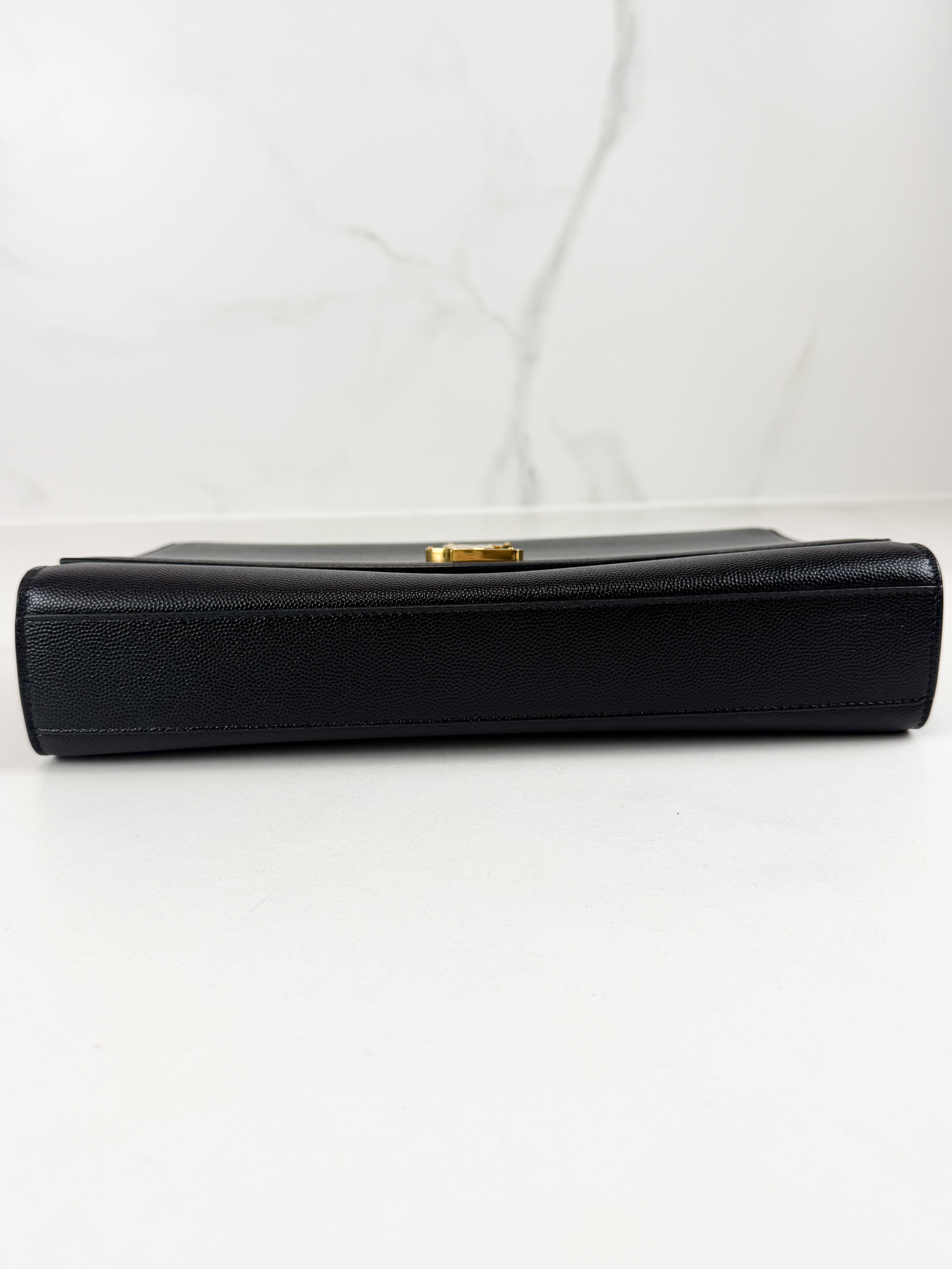 Saint Laurent Black Kate Large Chain Bag with GHW