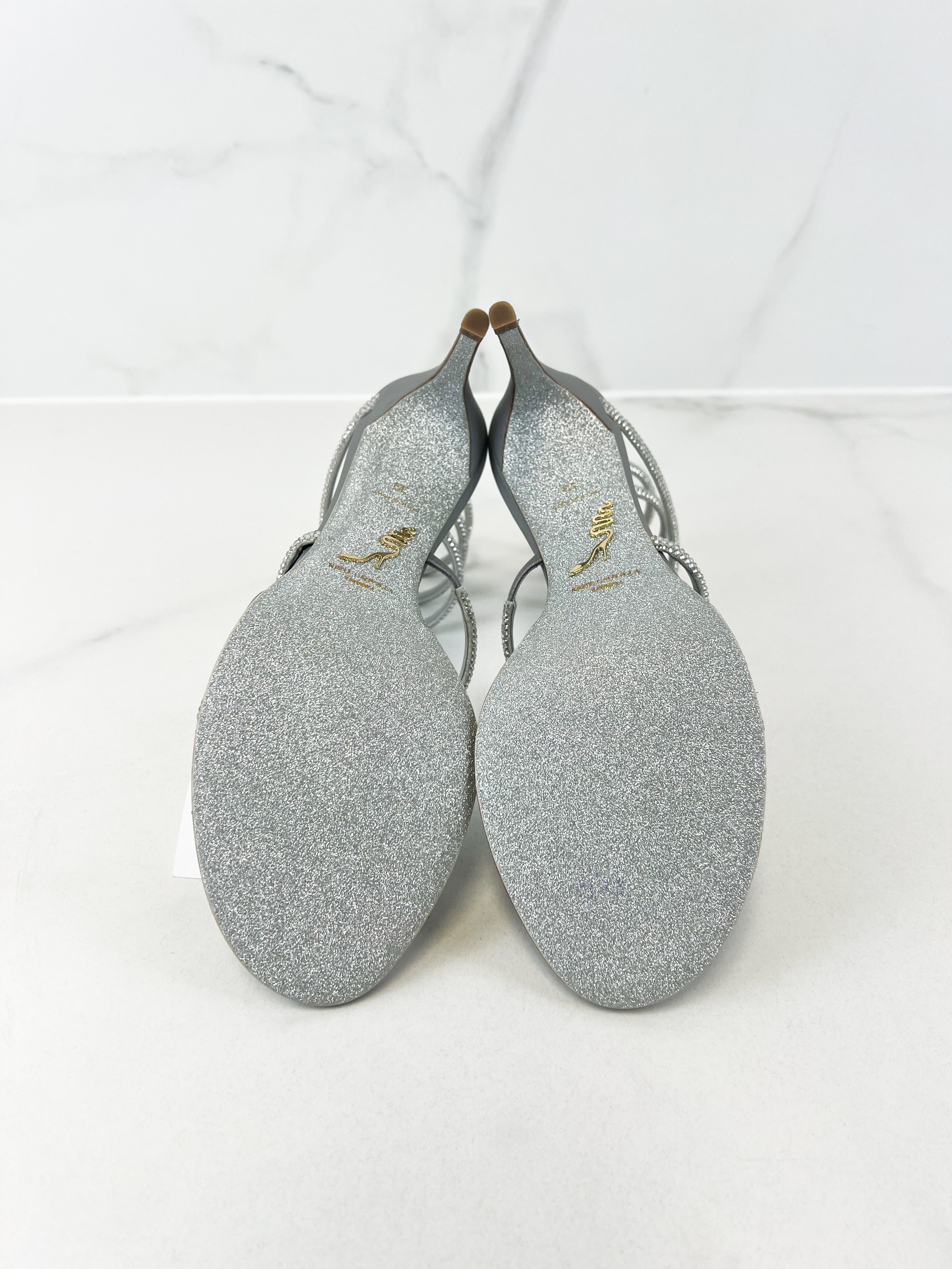 Rene Caovilla Cleo Sandal 80mm Size 39
