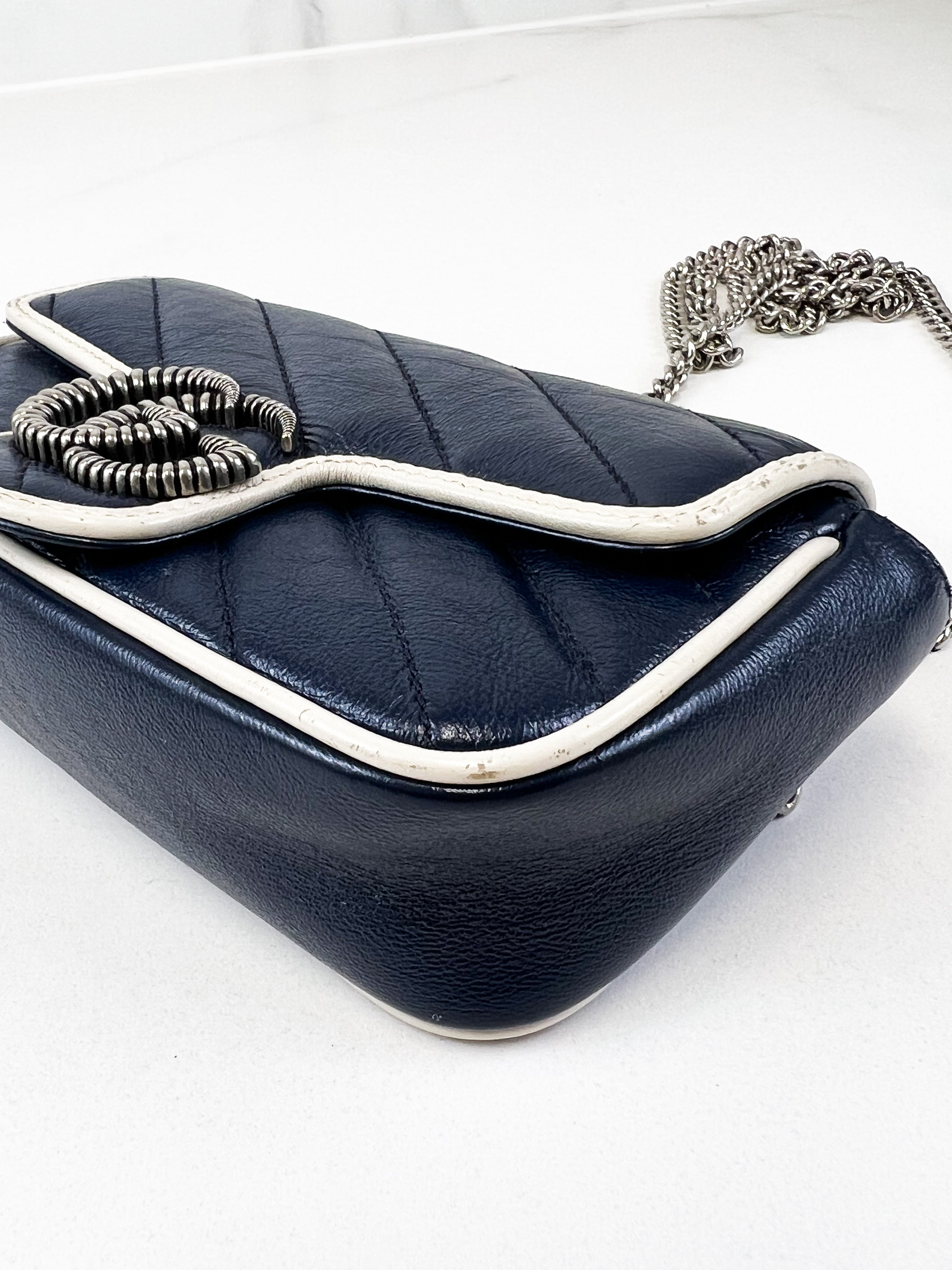 Gucci Marmont Leather crossbody Nano Bag