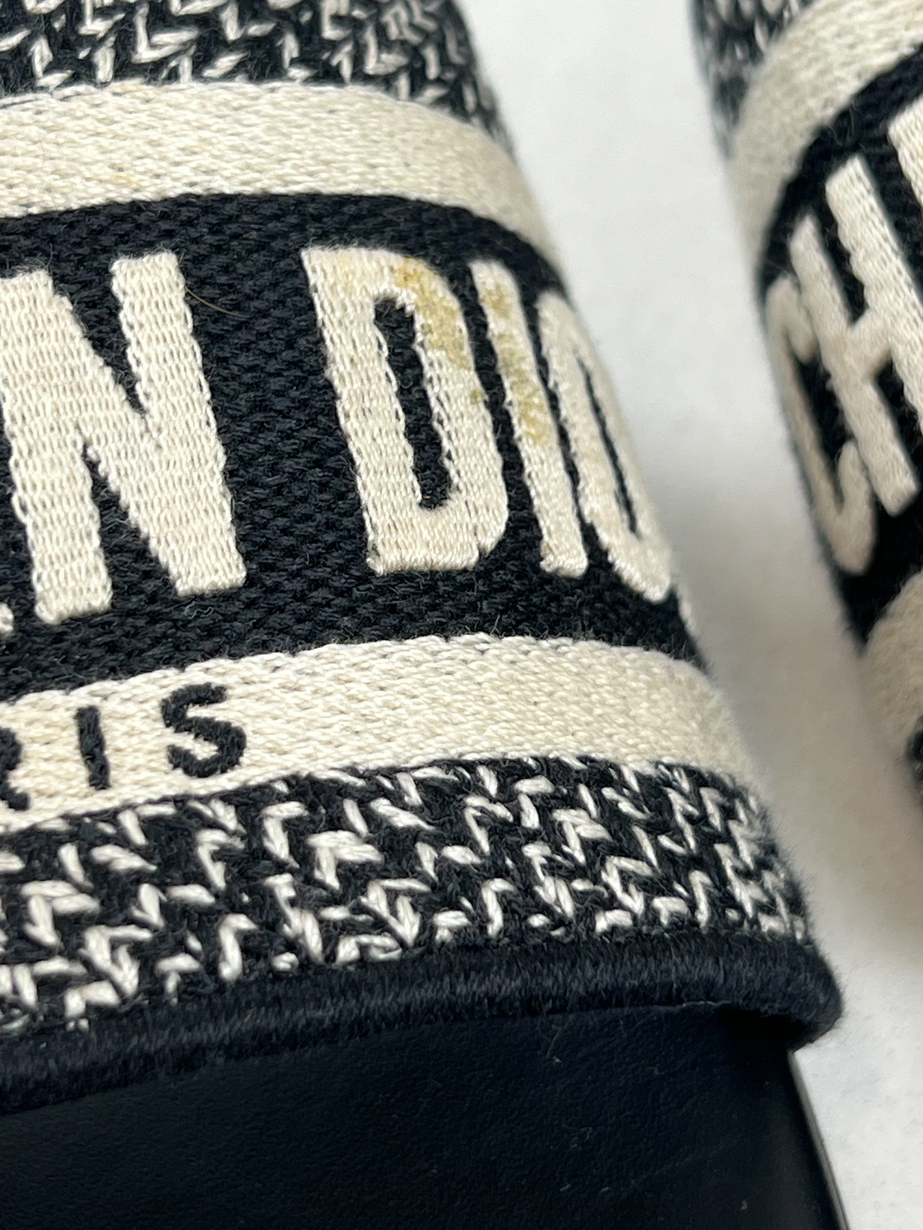 Christian Dior Dway Slides Size 37.5