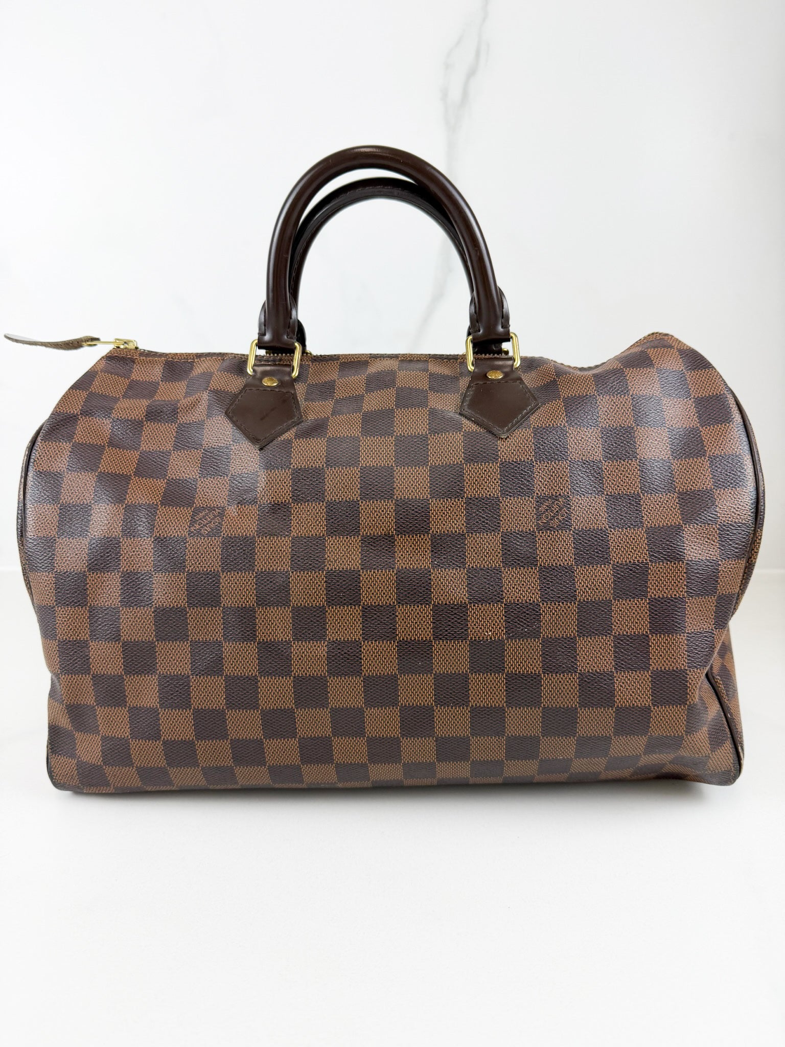Louis Vuitton Speedy 35 Bandoulière Damier Ebene Canvas