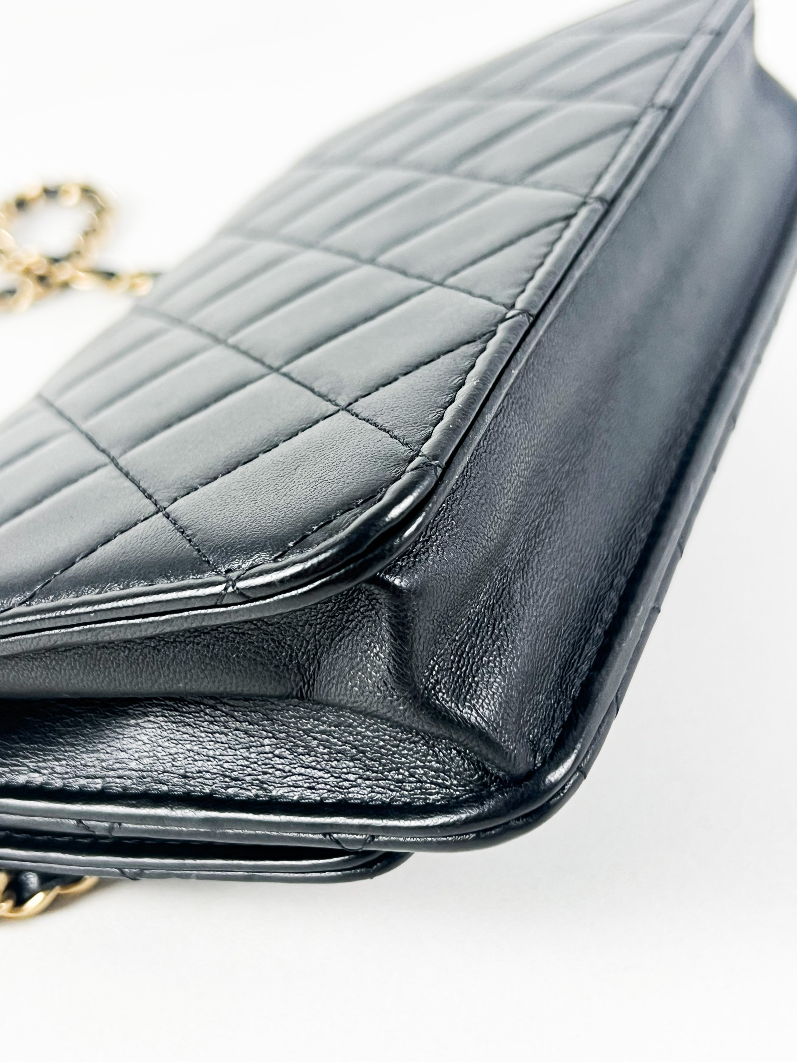 Chanel Black CC WOC with GHW