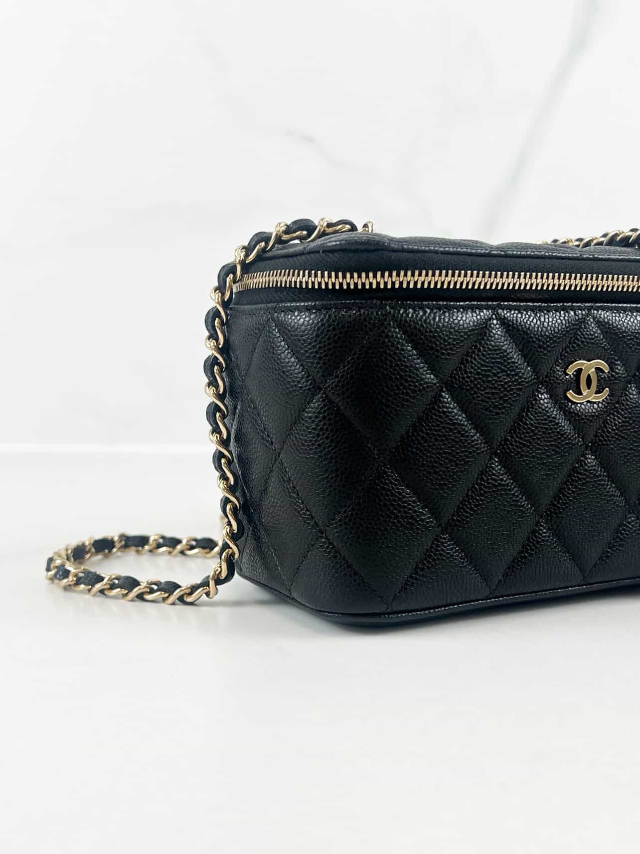 Chanel Vanity Small Caviar GHW