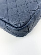 Chanel Camera Leather Navy Crossbody Bag