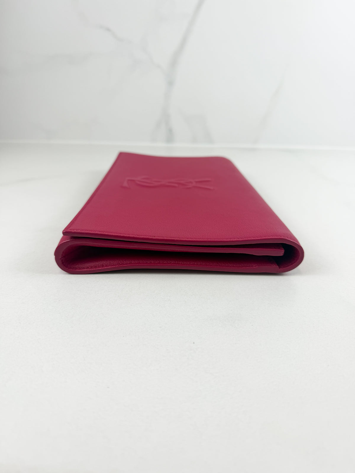 Saint Laurent Hot Pink Belle De Jour Clutch
