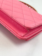 Chanel 22S Pink Caviar WOC