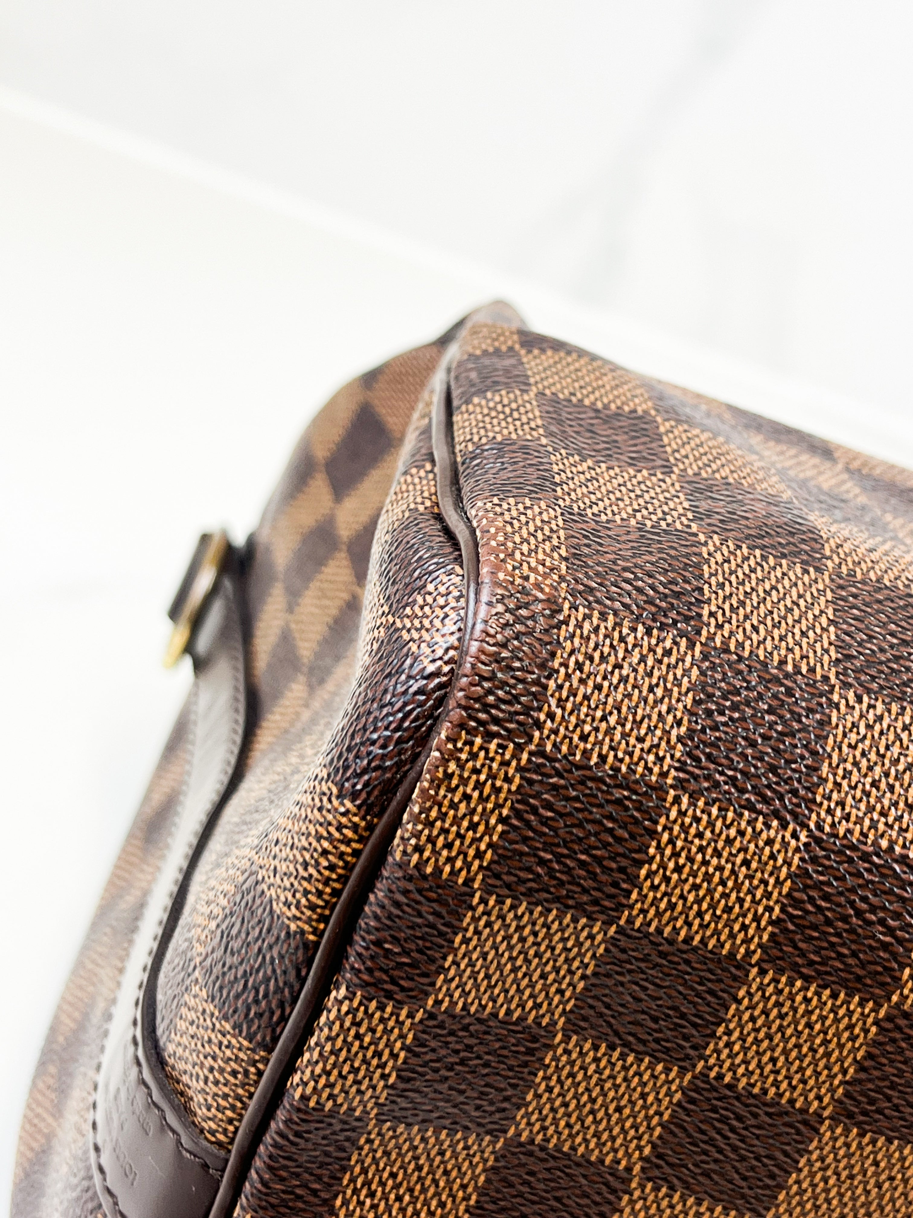 Louis Vuitton Speedy 30 Bandoulière Damier Ebene Canvas