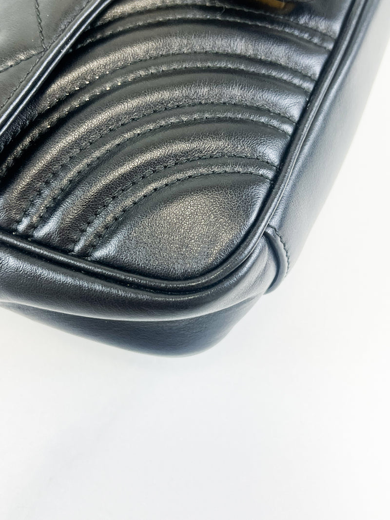 Gucci Marmont Mini Matelassé Shoulder Bag