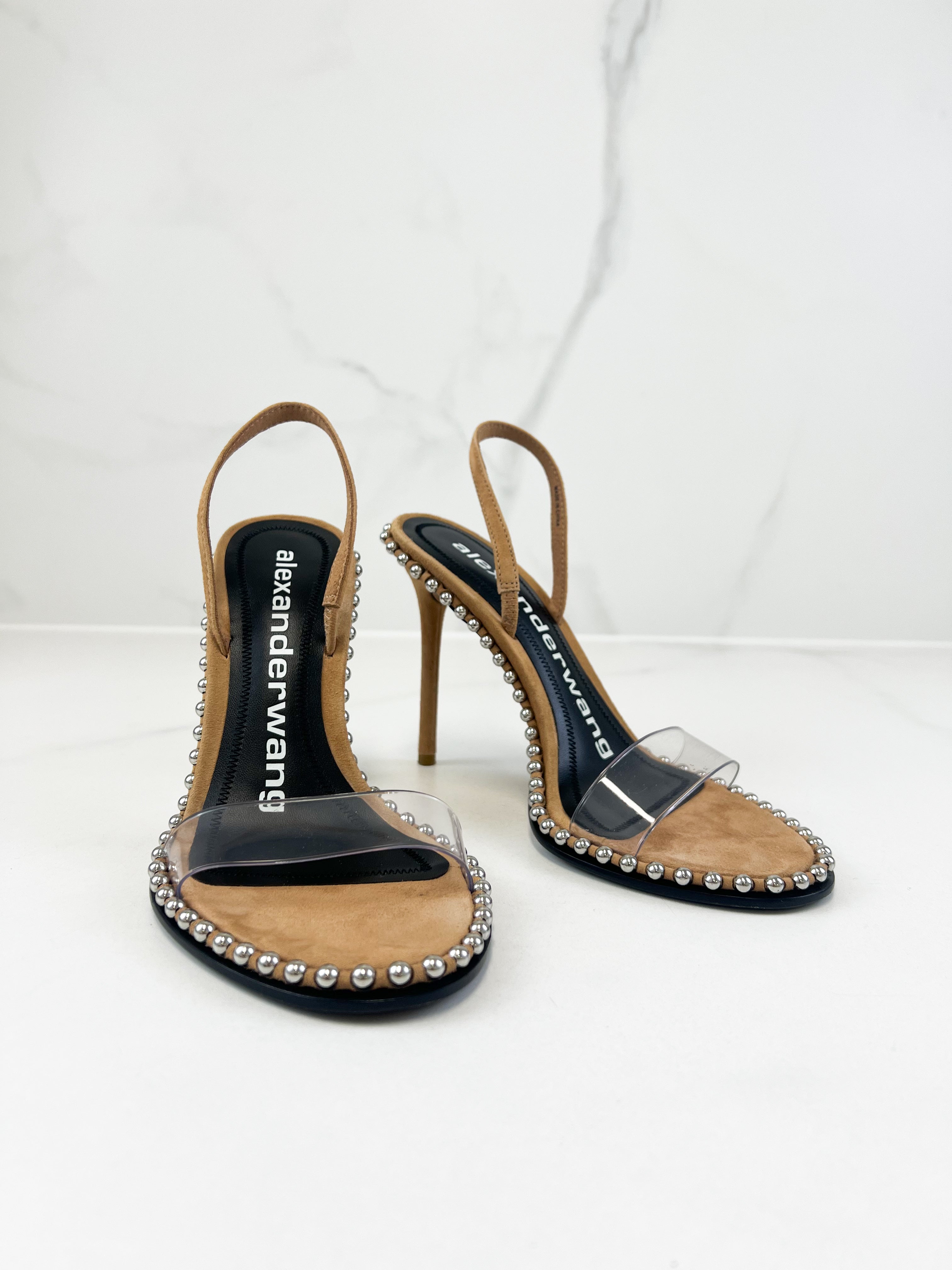 Alexander Wang Nova Suede PVC Size 36.5