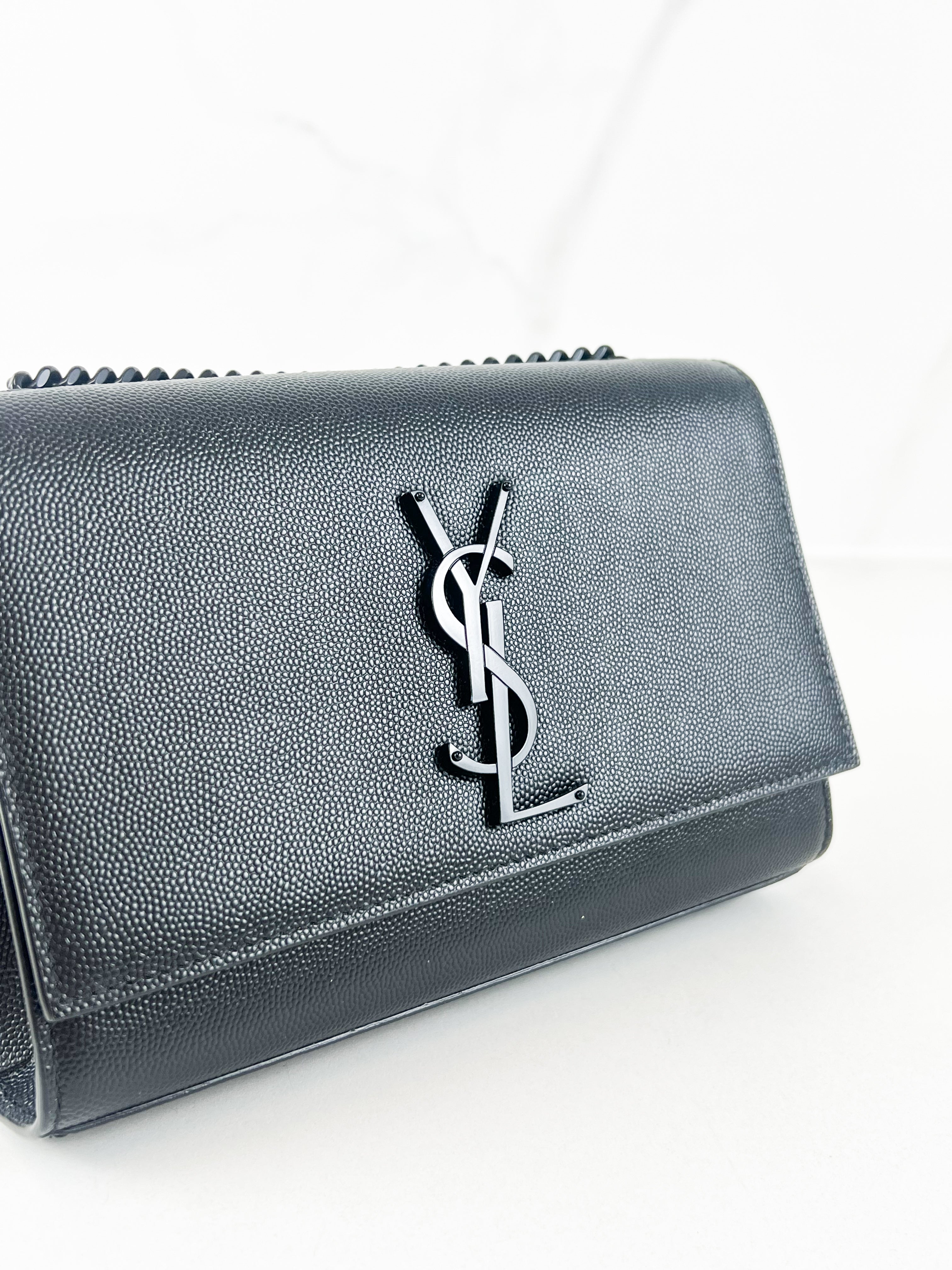 Saint Laurent Kate Small Leather Chain Bag