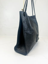 Saint Laurent Niki Shopping Crinkled Vintage Leather