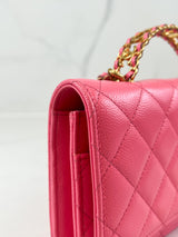 Chanel 22S Pink Caviar WOC