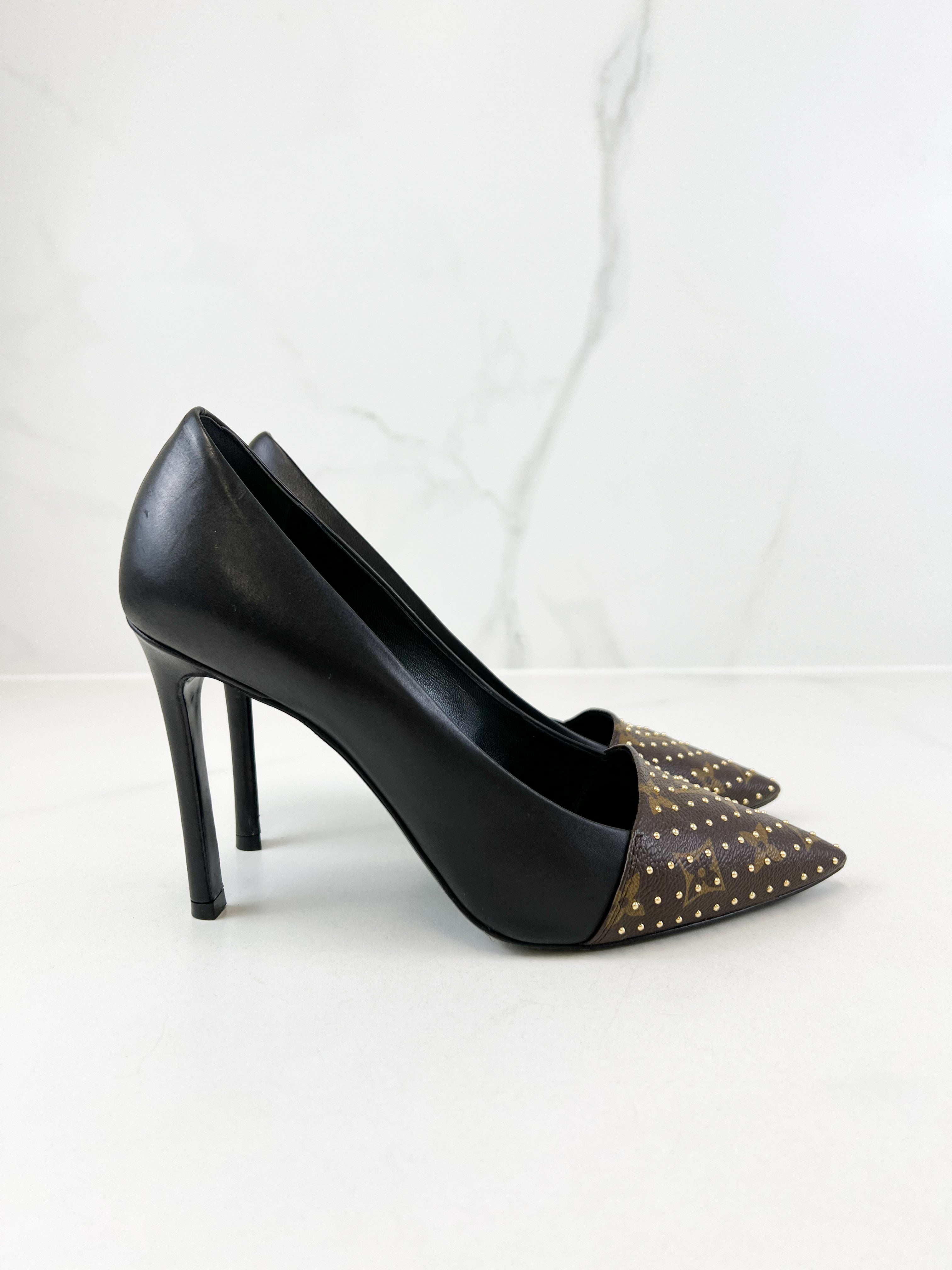 Louis Vuitton Monogram Chérie Pump Size 39