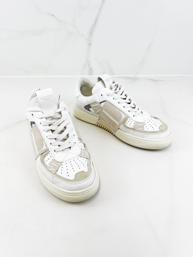 Valentino Garavani Beige VLTN Sneaker Size 39