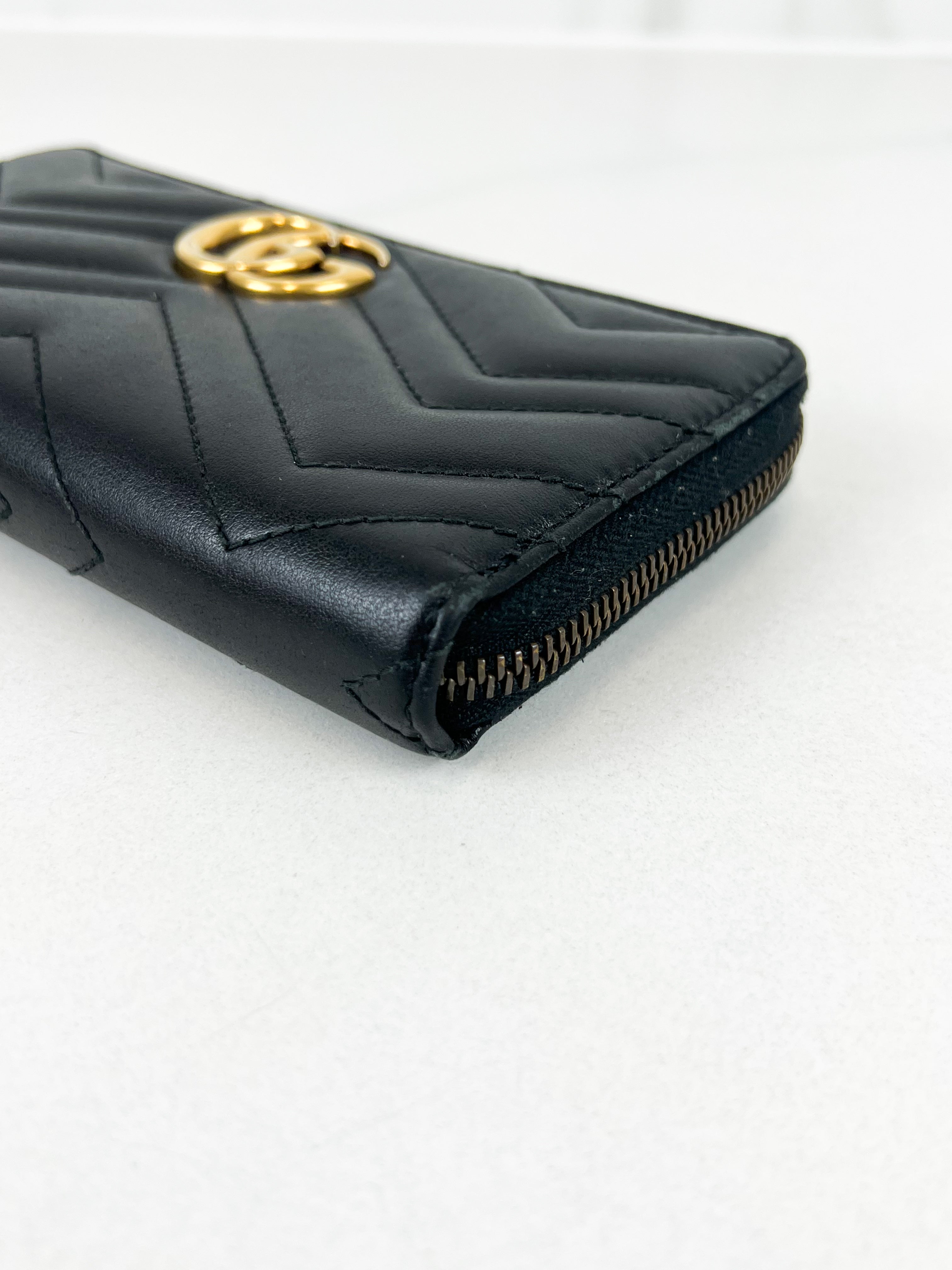 Gucci Marmont Zip Around Wallet