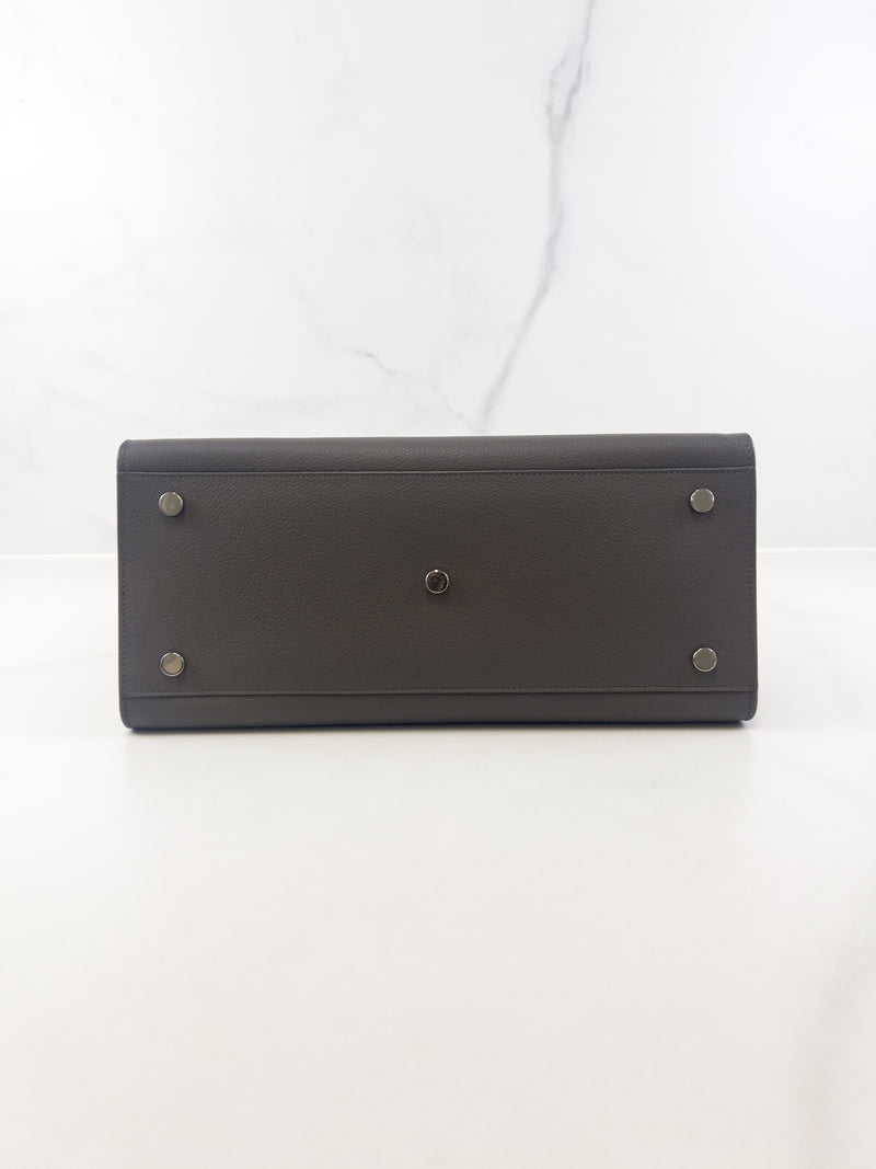 Saint Laurent Grey Large Sac De Jour with SHW