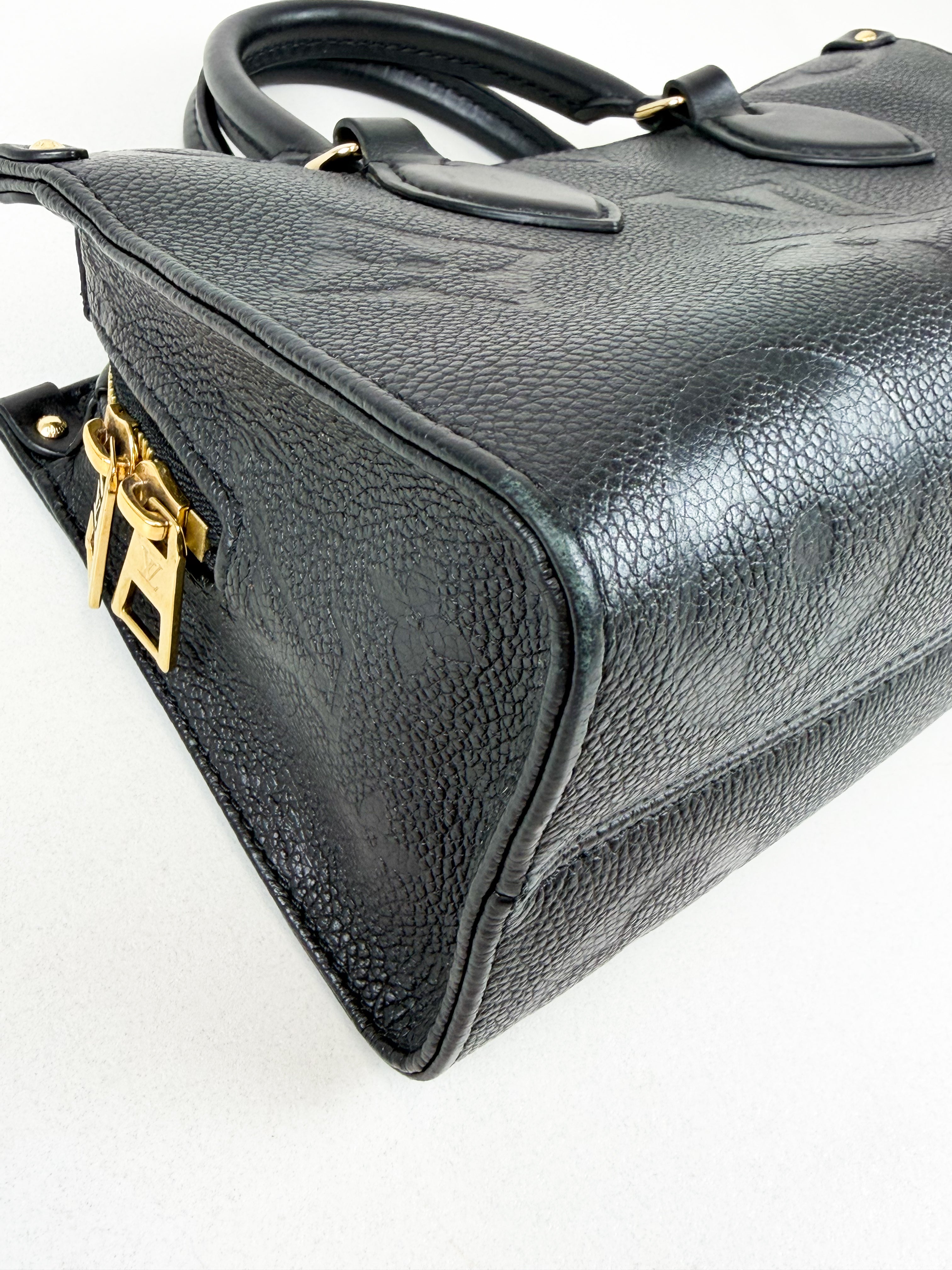 Louis Vuitton OnTheGo East West Black Monogram Empreinte Leather