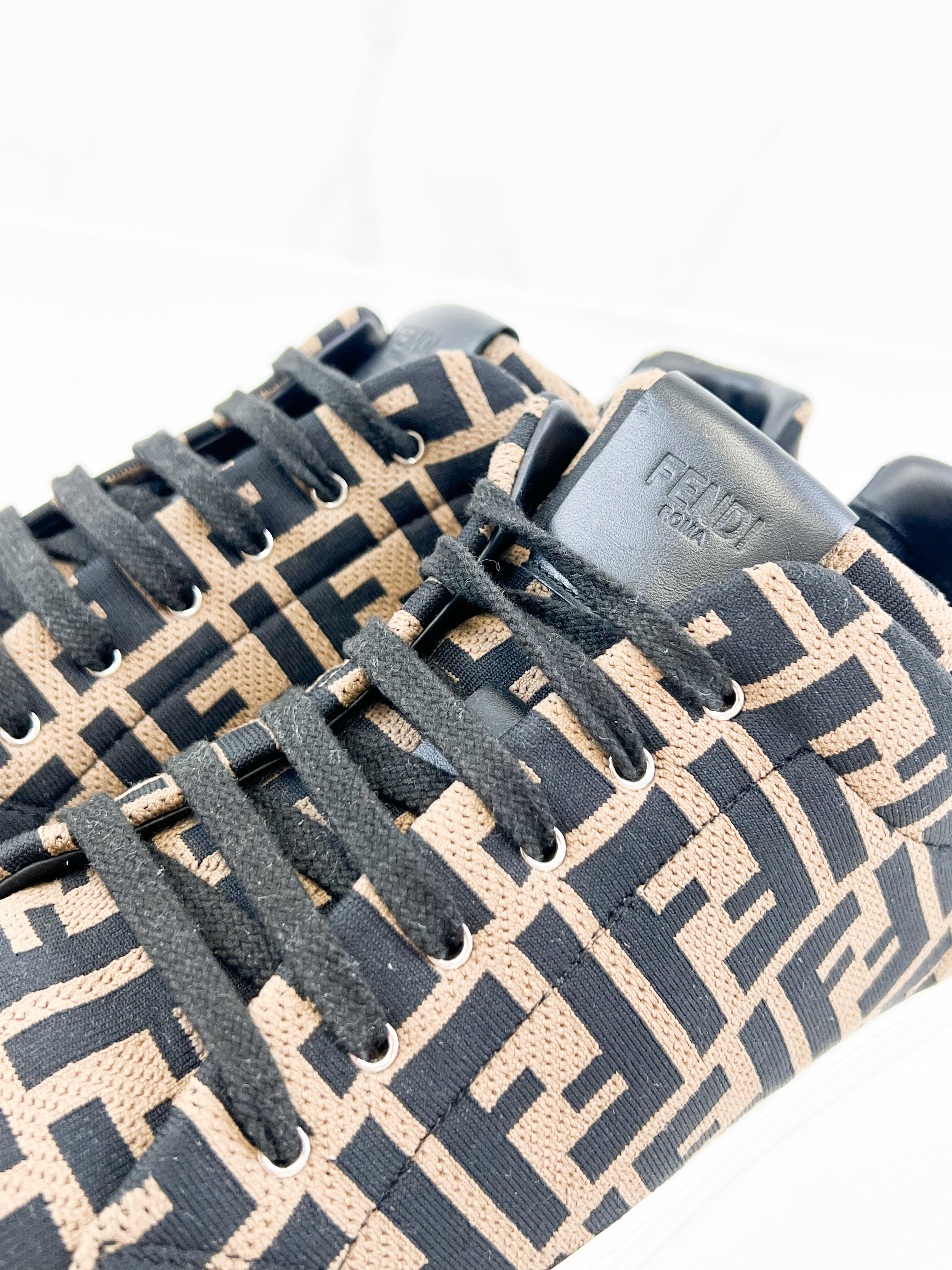 Fendi FF Brown Sneaker Size 8 (Men's)