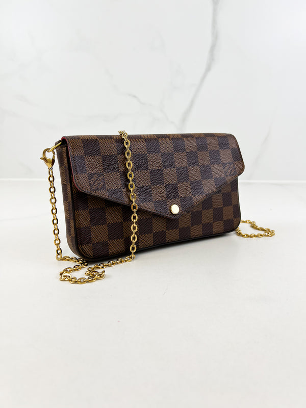 Louis Vuitton Felicie Pochette Damier Ebene
