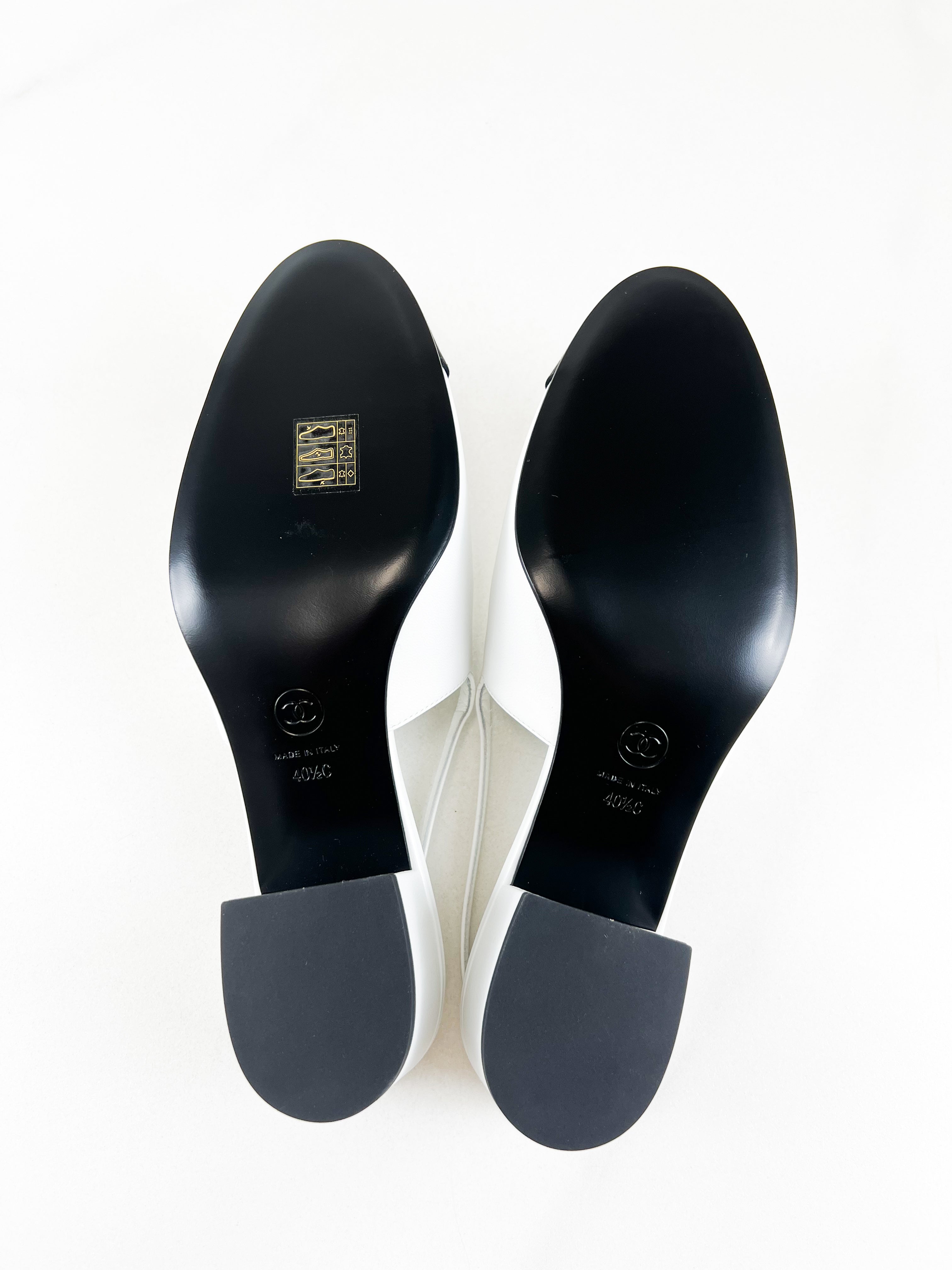 Chanel Lambskin Slingback Size 40.5C