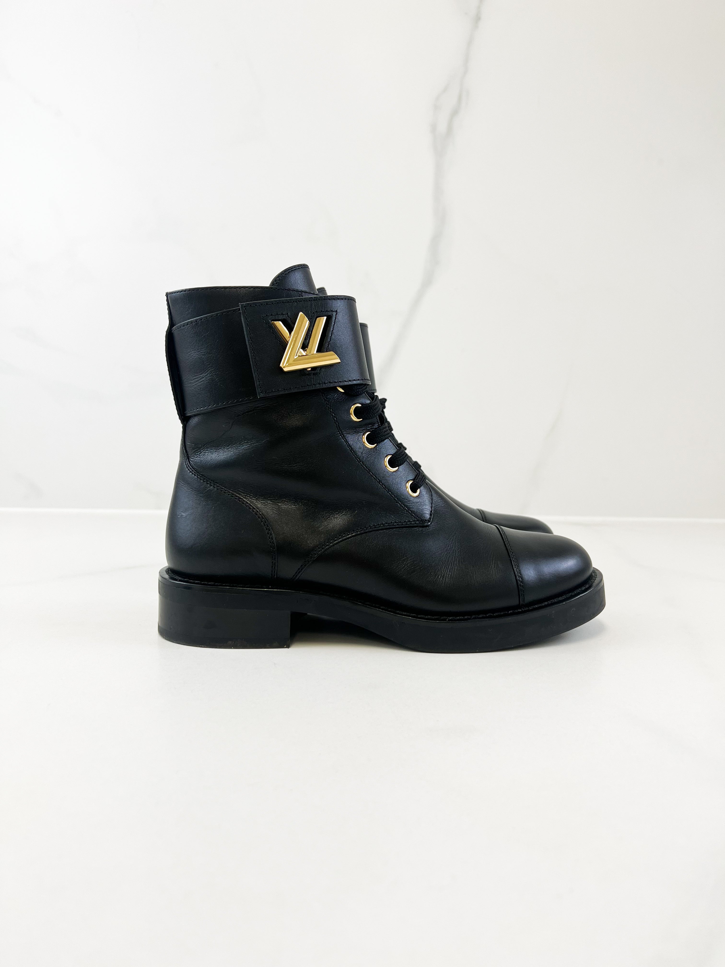 Louis Vuitton Wonderland Flat Ranger Boot Size 36