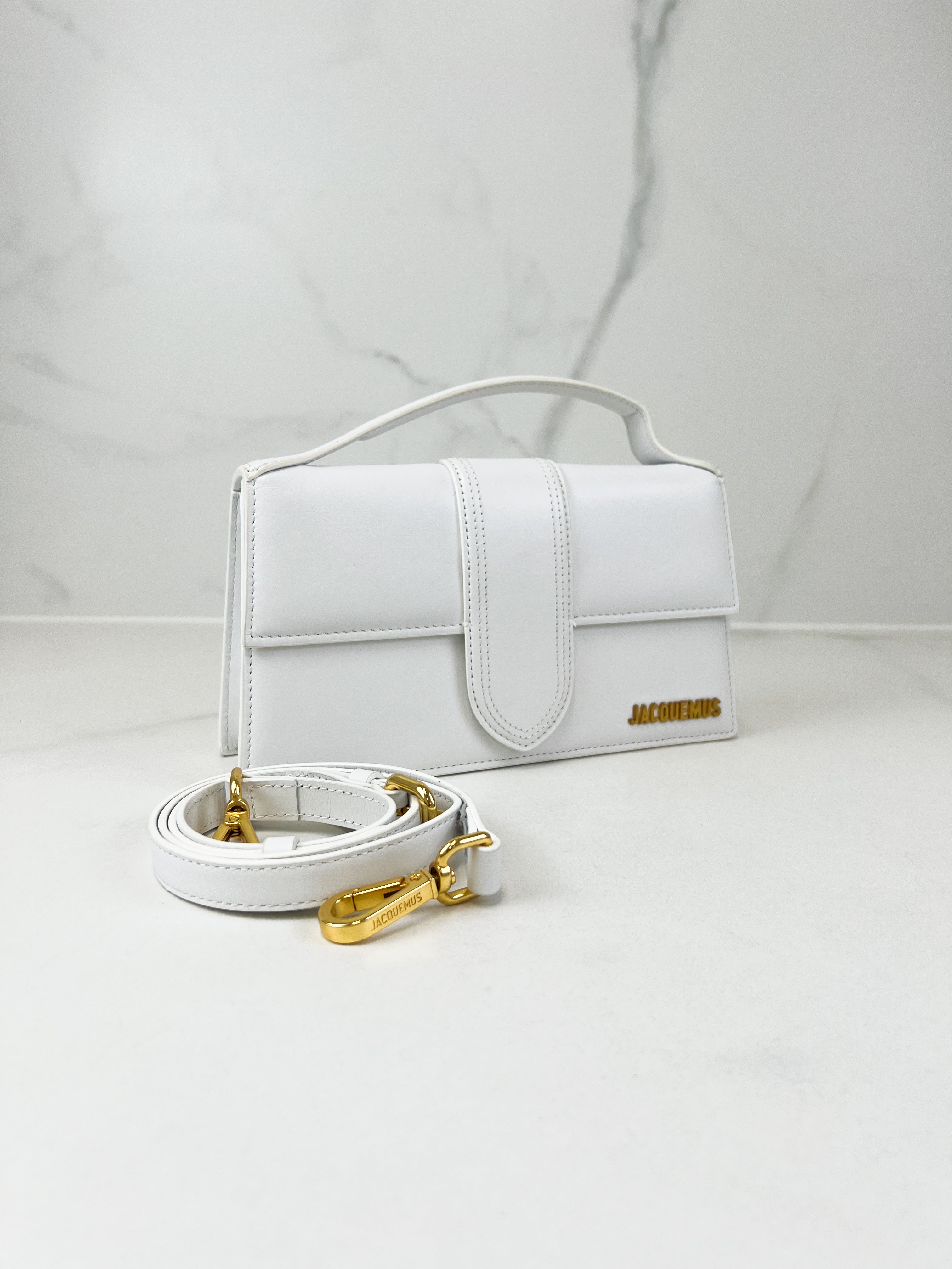 Jacquemus White Le Grand Bambino Tote Bag